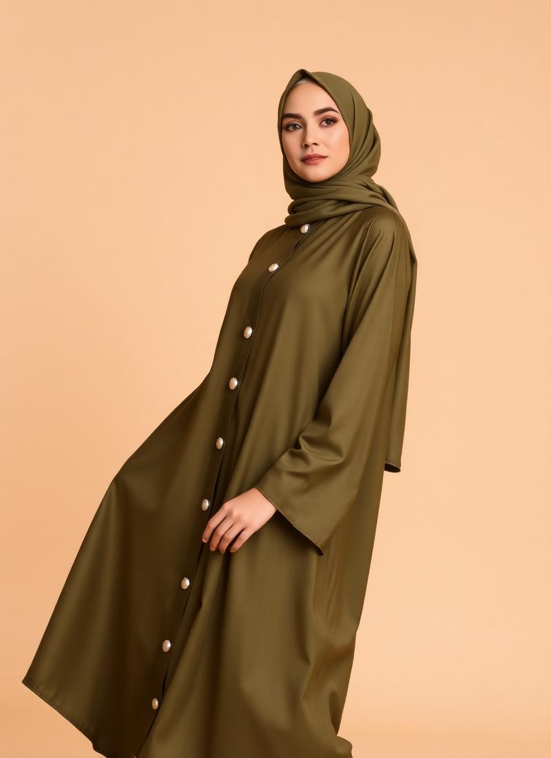 Olive Pearl Jilbab